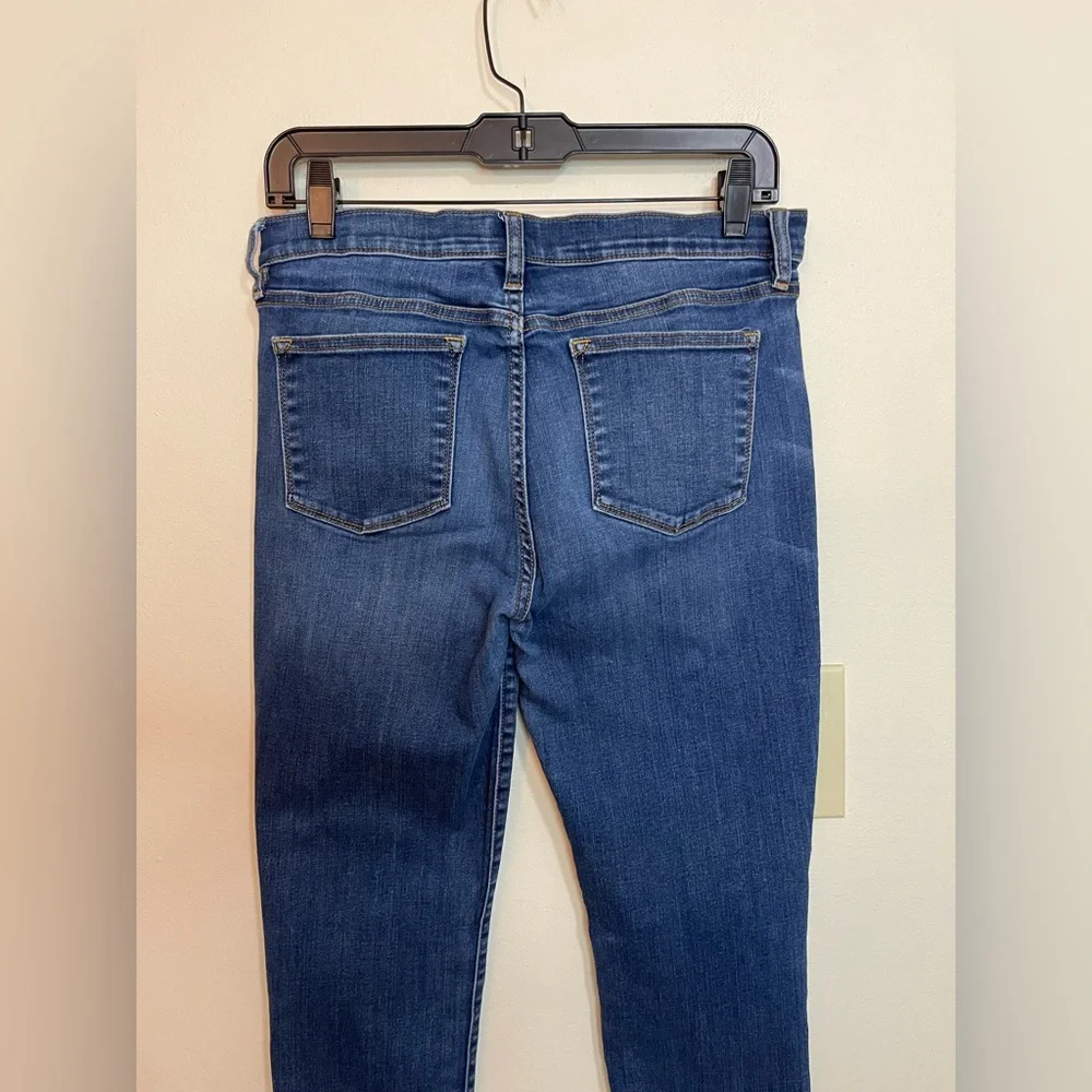 J. Crew Women’s Mid Rise Stretch Skinny Medium Wash Denim Jean Size 29/30